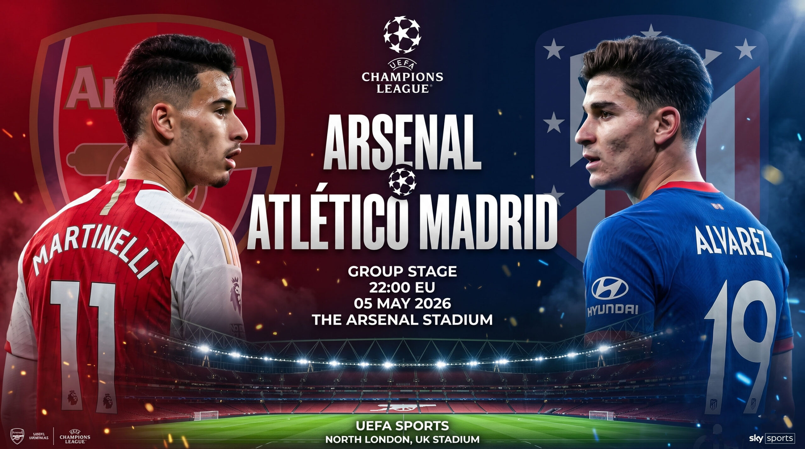 Arsenal vs Atletico Madrid second leg