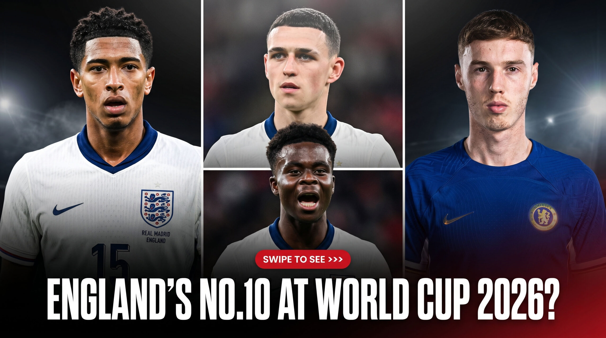 England No.10 World Cup 2026
