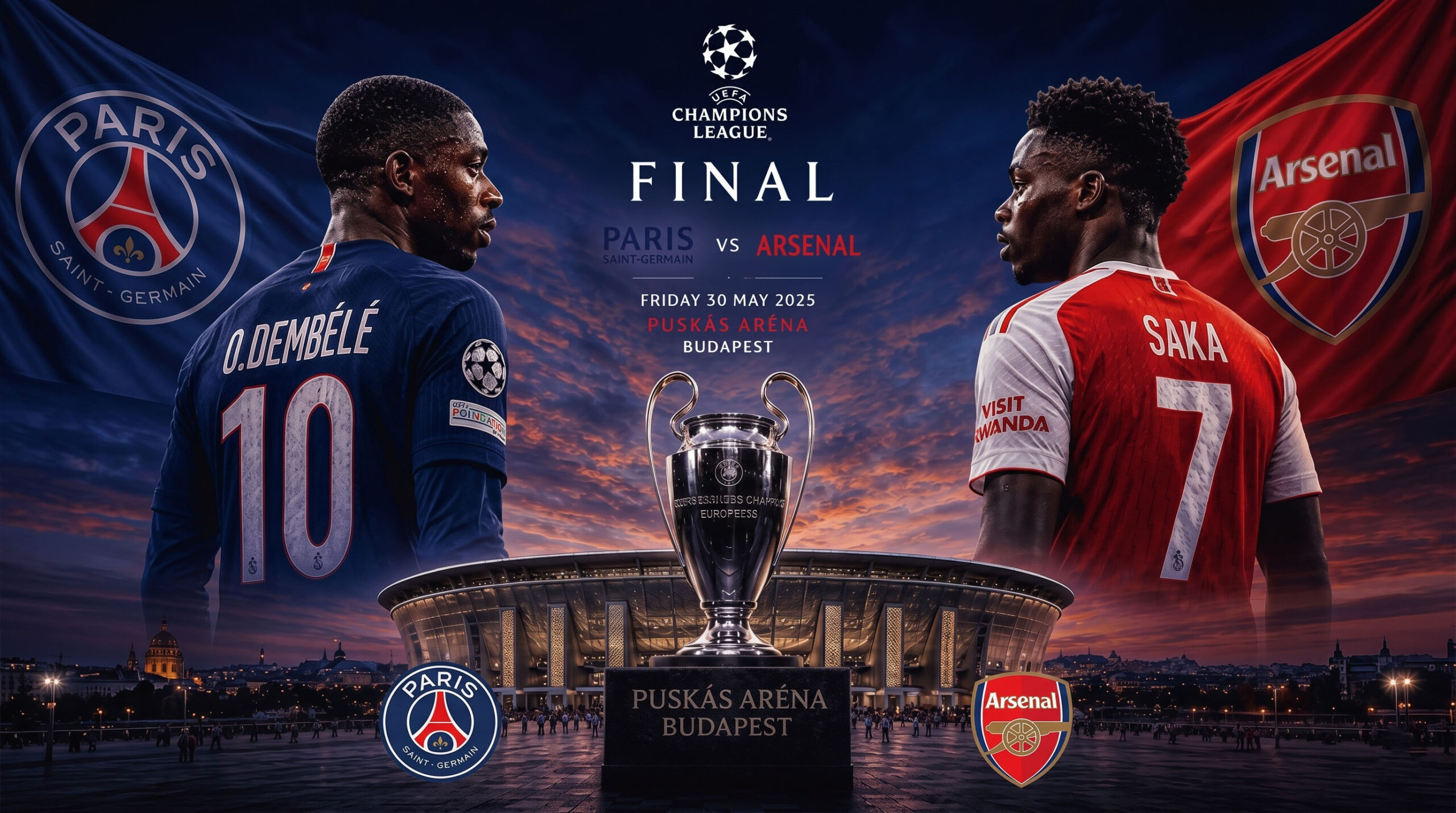 arsenal vs psg
